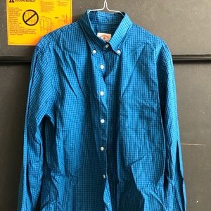 Blue Checkered Brooks Brothers Shirt